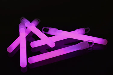 4 inch 10mm Pink Glow Sticks- 50 Per Package